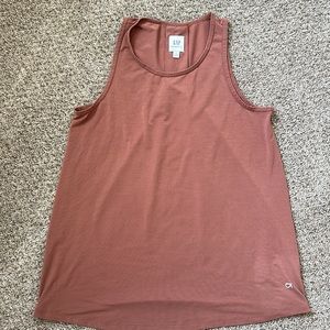 Maternity GapFit Relaxed Breathe Tank Top - Clay
